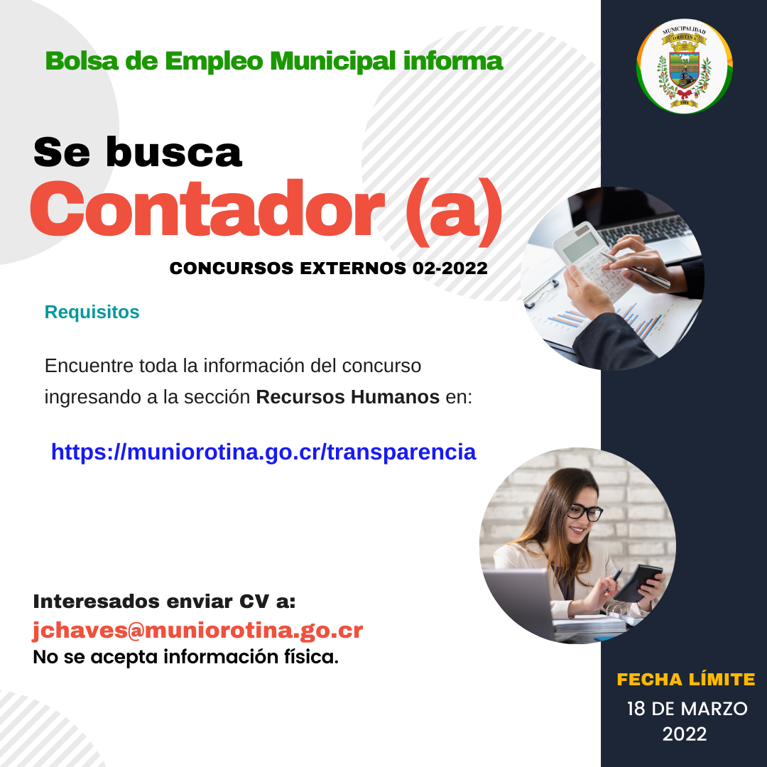 SE BUSCA CONTADOR