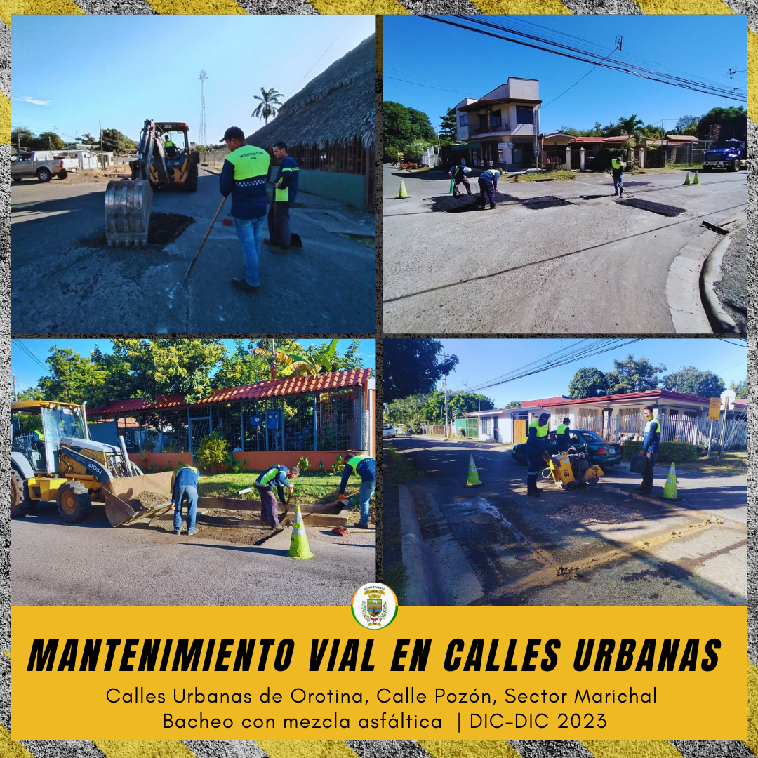 Mantenimiento Calles Urbanas