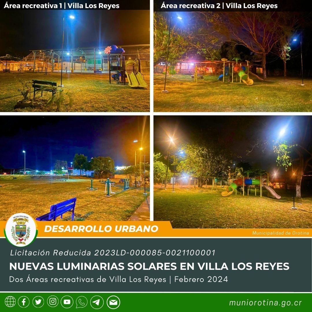 Nuevas Luminarias Villa Los Reyes